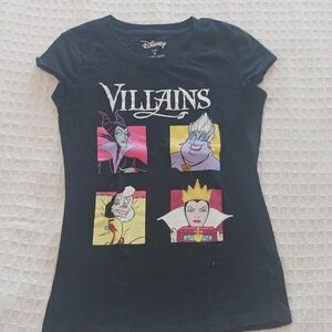 Disney female villains black t-shirt Women's S